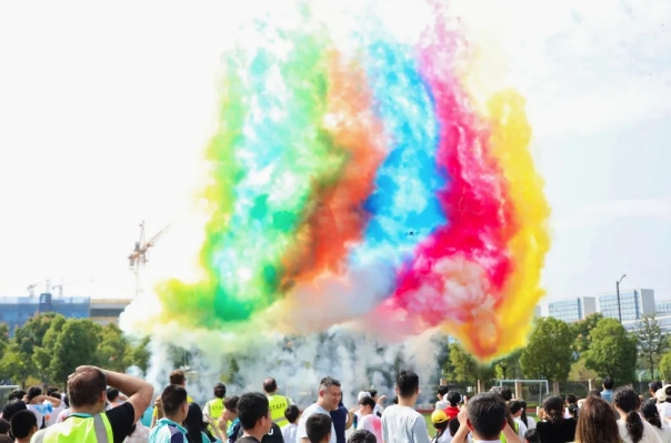 第三届诺德安达学校慈善彩虹跑，FUN享美好双溪，嘉诺与爱童行 - color run